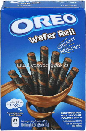 Oreo Wafer Roll Chocolate, 54g