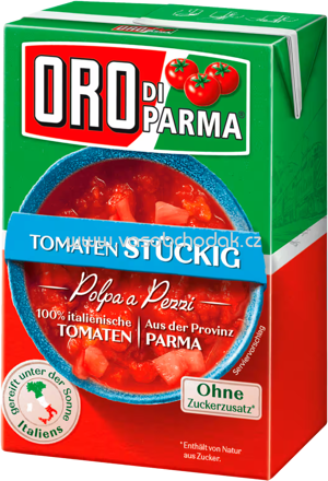 Oro di Parma Tomaten Stückig, 250g