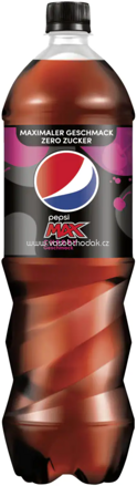 Pepsi Cola - Max Cherry, Zero Zucker, 1,5l