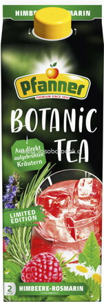 Pfanner Eistee Botanic Tea Himbeere-Rosmarin, LE, 2l