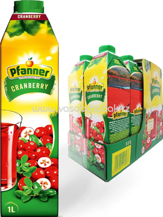 Pfanner Cranberry, 8x1l