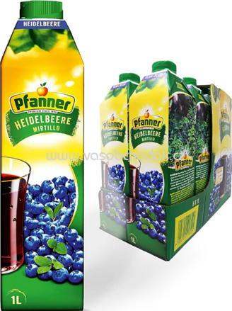 Pfanner Heidelbeere, 8x1l