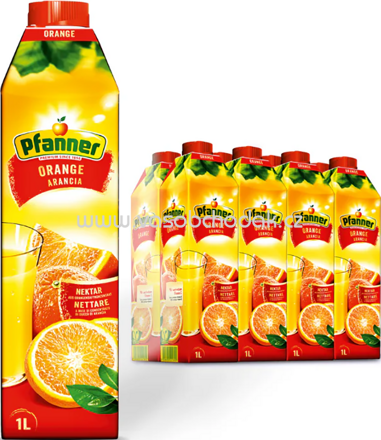 Pfanner Orange Nektar, 8x1l