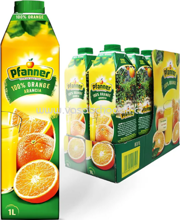 Pfanner 100% Orange, 8x1l