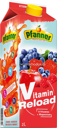 Pfanner Vitamin Reload Drink, 6x2l