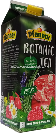 Pfanner Eis Tee Botanic Tea Himbeere-Rosmarin, LE, 2l