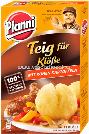 Pfanni Teig für Klöße mit rohen Kartoffeln, 12 St