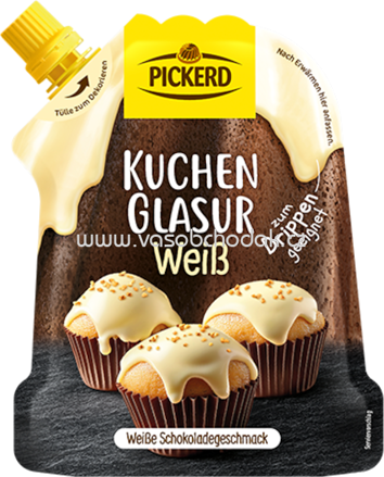 Pickerd Kuchenglasur Weiß, 125g