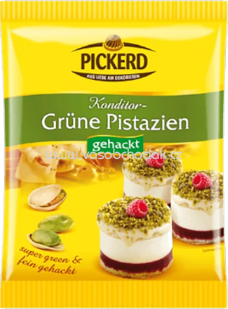 Pickerd Grüne Pistazien gehackt, 25g