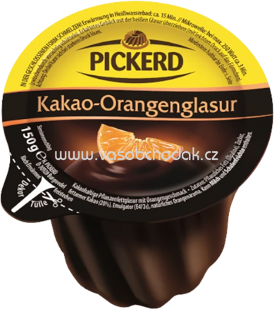 Pickerd Kakao Orangenglasur, 150g