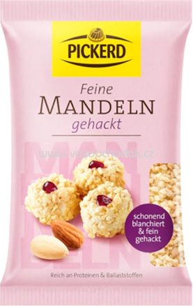 Pickerd Feine Mandeln gehackt, 100g