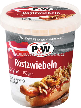 P&W Röstzwiebeln Original, 150g