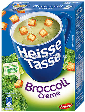 Erasco Heisse Tasse Broccoli Creme, 3x150 ml