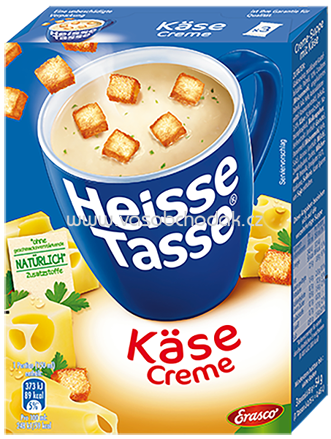 Erasco Heisse Tasse Käse Creme, 3x150 ml Erasco Heisse Tasse Käse Creme, 3x150 ml