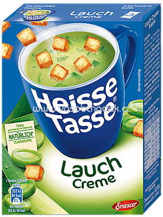 Erasco Heisse Tasse Lauch Creme, 3x150 ml Erasco Heisse Tasse Lauch Creme, 3x150 ml