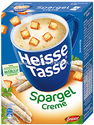 Erasco Heisse Tasse Spargel Creme, 3x150 ml Erasco Heisse Tasse Spargel Creme, 3x150 ml