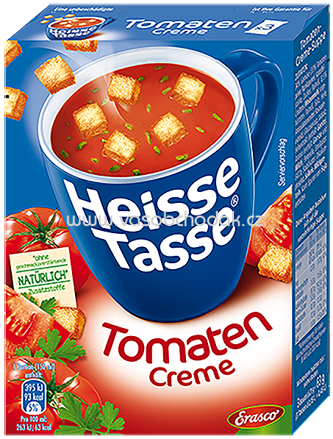 Erasco Heisse Tasse Tomaten Creme, 3x150 ml Erasco Heisse Tasse Tomaten Creme, 3x150 ml