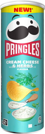 Pringles Cream Cheese & Herbs, 165g