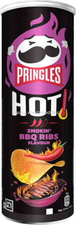 Pringles Hot Smokin' BBQ Ribs, 160g