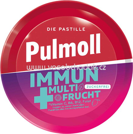 Pulmoll Immun + Multifrucht zuckerfrei, 50g
