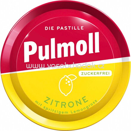 Pulmoll Zitrone zuckerfrei, 50g