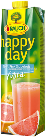 Rauch Happy Day 100% Pink Grapefruit Mild, 1l
