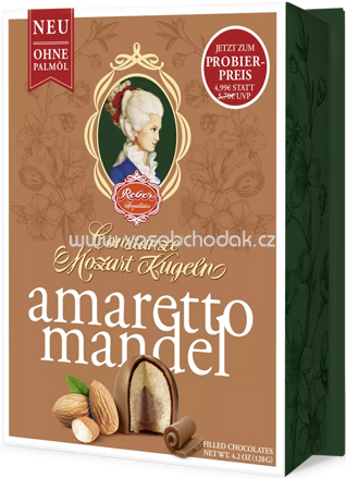Reber Constanze Mozart Kugel Amaretto Mandel, 6 St, 120g