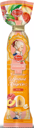 Reber Weiße Constanze Mozart Kugel Pfirsich, 5 St, 100g