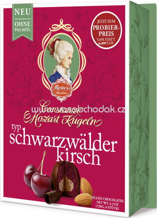Reber Schwarzwälder Kirsch, 6 St, 120g