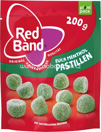 Red Band Euca Menthol Pastillen, 200g