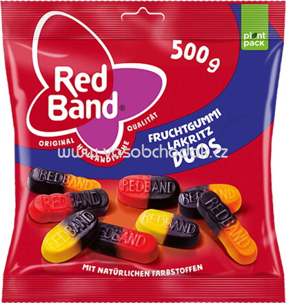 Red Band Fruchtgummi Lakritz Duos, 500g