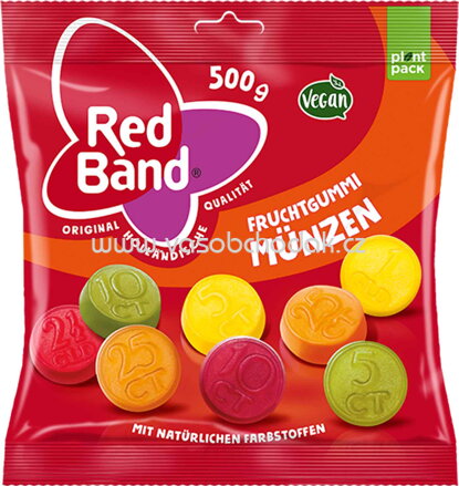 Red Band Fruchtgummi Münzen, 500g