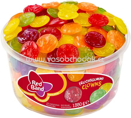 Red Band Fruchtgummi Clowns, 300 St, 1,35 kg