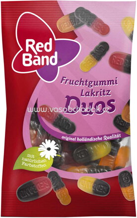 Red Band Fruchtgummi Lakritz Duos, 100g