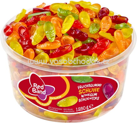 Red Band Fruchtgummi Schuhe, Dose, 500 St, 1,25 kg