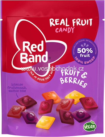 Red Band Real Fruit Candy Fruit & Berries, 190g