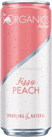 Red Bull Organics Fizzy Peach, 330 ml