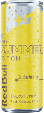 Red Bull Energy Drink The Summer Edition Sudachi Lime, 250 ml