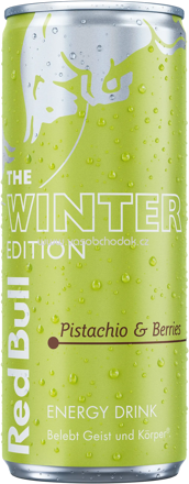 Red Bull Energy Drink The Winter Edition Pistachio & Berries, 250 ml