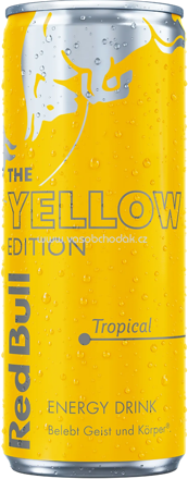 Red Bull Energy Drink The Yellow Edition Tropical, 250 ml