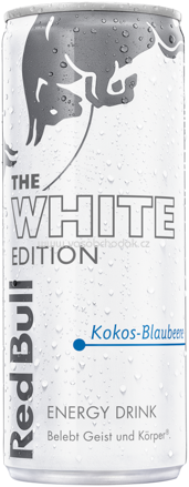 Red Bull Energy Drink The White Edition Kokos Blaubeere, 250 ml