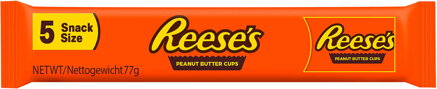 Reese's Peanut Butter Cups Snack Size, 5 St, 77g