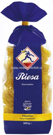 Riesa Eiernudeln Fitmacher - Feine Nudelnester, 500g