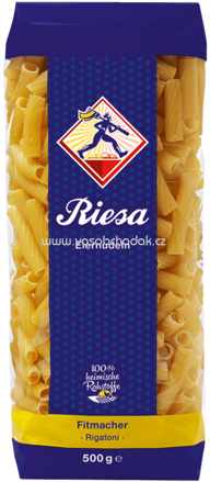 Riesa Eiernudeln Fitmacher - Rigatoni, 500g