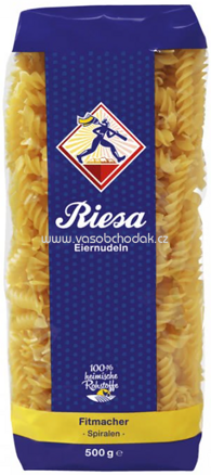 Riesa Eiernudeln Fitmacher - Spiralen, 500g