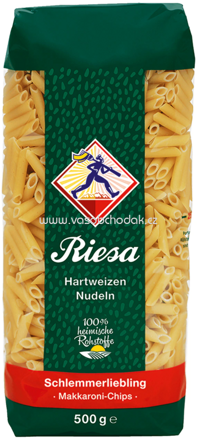Riesa Hartweizen Nudeln - Makkaroni Chips, 500g