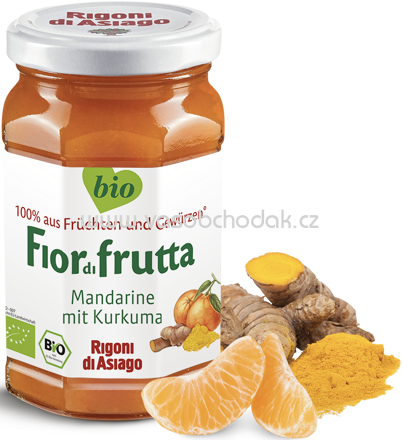 Rigoni di Asiago Fiordifrutta Mandarine mit Kurkuma, 250g