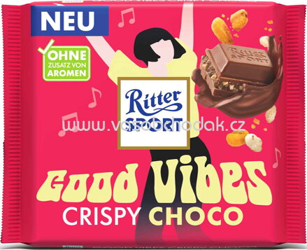 Ritter Sport Good Vibes Crispy Choco, 100g