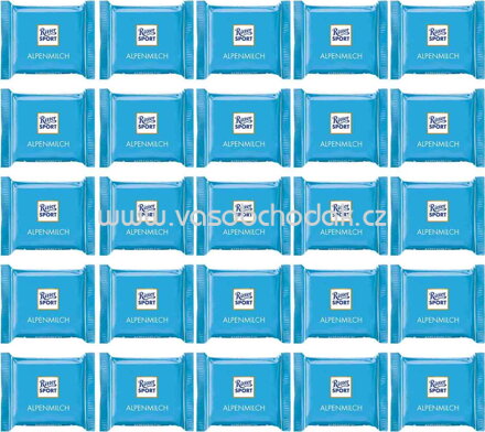 Ritter Sport mini Alpenmilch, 25 St, 416,75g