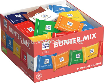 Ritter Sport Mini Bunter Mix 84 St, 1400g